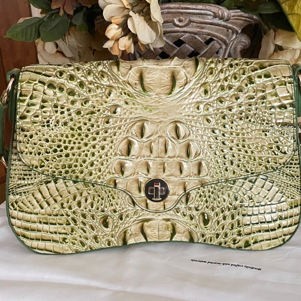 Brahmin Nerida NWOT fern green